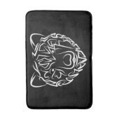 白黒熊 バスマット (正面縦)