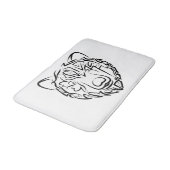 白黒熊 バスマット (アングル)