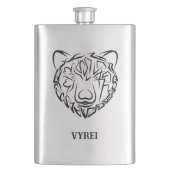 白黒熊 フラスク (正面)