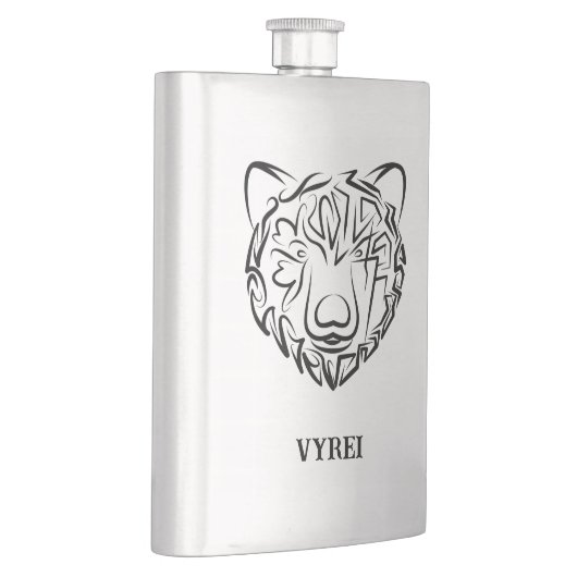 白黒熊 フラスク (右)