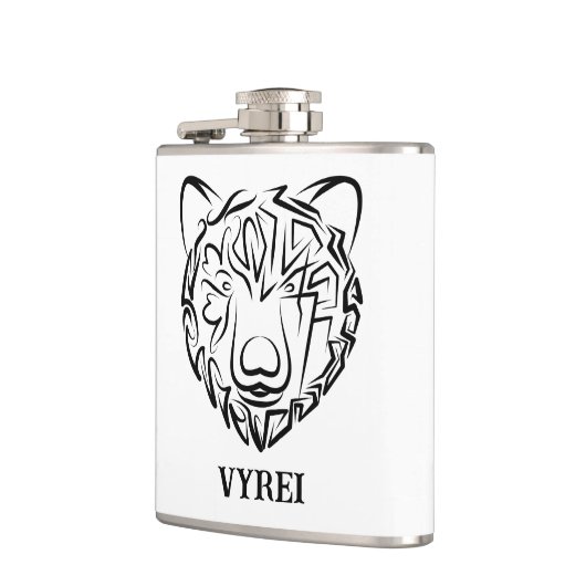 白黒熊 フラスク (左)