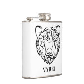 白黒熊 フラスク (右)