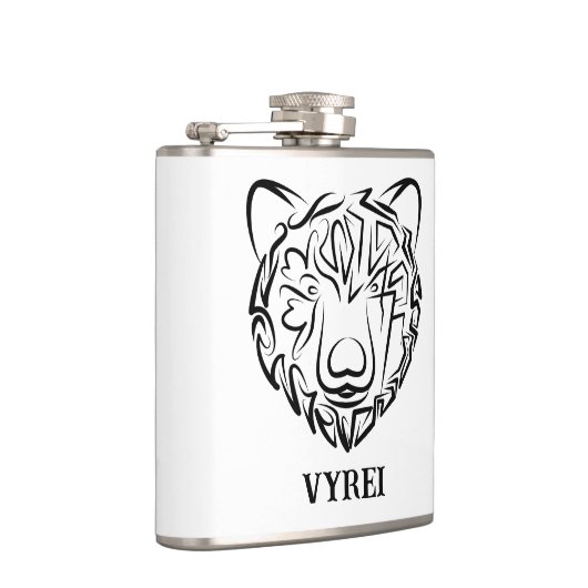 白黒熊 フラスク (右)