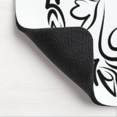 白黒熊 マウスパッド (コーナー)