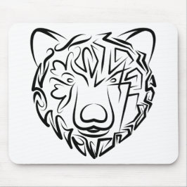 白黒熊 マウスパッド