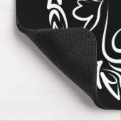 白黒熊 マウスパッド (コーナー)