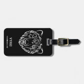 白黒熊 ラゲッジタグ (正面横)