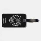 白黒熊 ラゲッジタグ (裏面横)