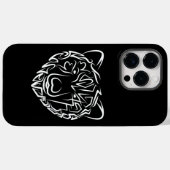 白黒熊 Case-Mate iPhoneケース (裏面 (横))