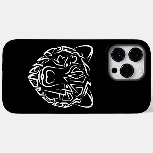 白黒熊 Case-Mate iPhoneケース (裏面 (横))