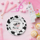 白黒牛あなたはモオスの誕生日を聞いた ペーパープレート (パーティー)