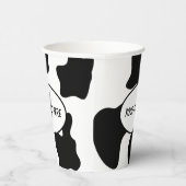 白黒牛のスポットアニマルプリント誕生会 紙コップ (右)