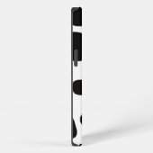 白黒牛の斑点 iPhoneケース (右側面)
