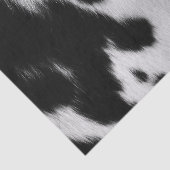 白黒牛の毛斑点の皮膚 薄葉紙 (詳細)