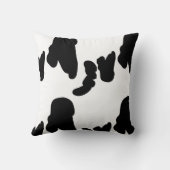 白黒牛アニマルプリント クッション (裏面)