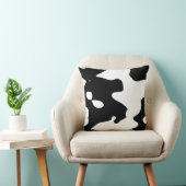 白黒牛パターン クッション (椅子)