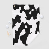 白黒牛パターン ゴルフタオル (インサイチュ)
