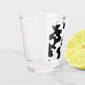 白黒牛パターン ショットグラス (左)