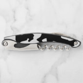 白黒牛パターン ソムリエナイフ (正面)