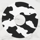 白黒牛パターン ワイングラスタグ (裏面)