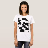 白黒牛パターン Tシャツ (正面フル)