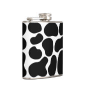 白黒牛プリントパターン フラスク (右)