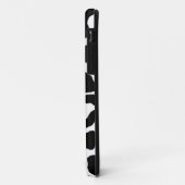 白黒牛プリントパターン Case-Mate iPhoneケース (裏面/左)