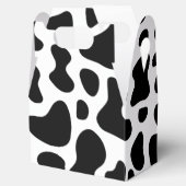 白黒牛プリント誕生日 フェイバーボックス (オープン)