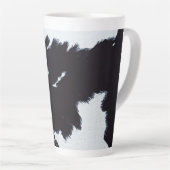 白黒牛プリント カフェラテマグ (右アングル)