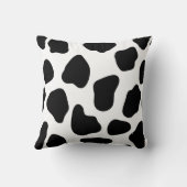 白黒牛プリント クッション (裏面)
