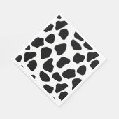 白黒牛プリント スタンダードランチョンナプキン (角)