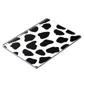 白黒牛プリント ノートブック (左側)