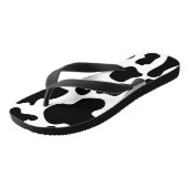 白黒牛プリント ビーチサンダル (アングル)