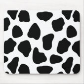 白黒牛プリント マウスパッド (正面)