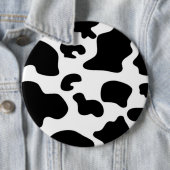 白黒牛プリント 缶バッジ (インサイチュ)