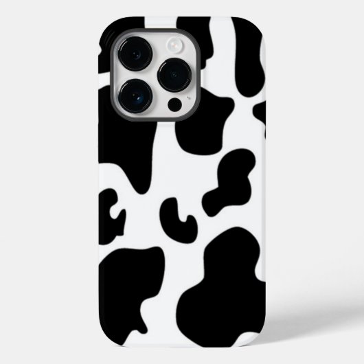 白黒牛プリント Case-Mate iPhoneケース (裏面)