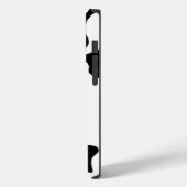 白黒牛プリント Case-Mate iPhoneケース (裏面 / 左)