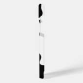 白黒牛プリント iPhoneケース (左側面)