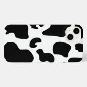 白黒牛プリント iPhoneケース (裏面横)