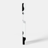 白黒牛プリント iPhoneケース (左側面)
