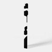 白黒牛プリント iPhoneケース (右側面)