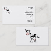 白黒牛漫画 名刺 (正面/裏面)