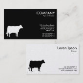 白黒牛記号 名刺 (正面/裏面)