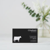 白黒牛記号 名刺 (スタンド正面)