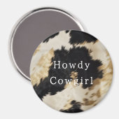 白黒牛革 マグネット (正面/裏面)