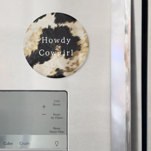 白黒牛革 マグネット (インサイチュ (冷蔵庫))