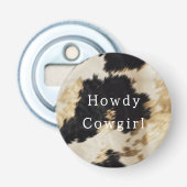 白黒牛革 栓抜き (正面)