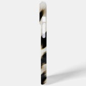 白黒牛革 Case-Mate iPhoneケース (裏面 / 左)