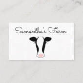 白黒牛頭 名刺 (裏面)