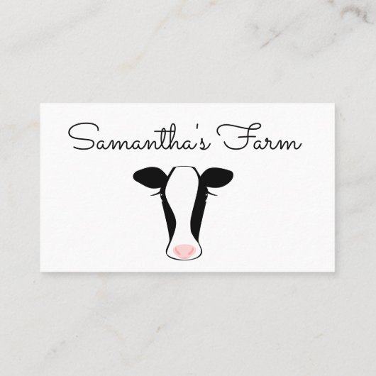 白黒牛頭 名刺 (裏面)